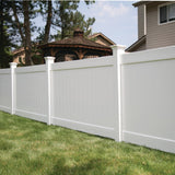 Freedom Bolton 6-ft H x 8-ft W White Privacy Vinyl Fence Panel (Unassembled)