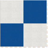 Perfection Floor Tile SodaPop Shoppe White and Blue 20-in x 20-in Water-Resistant Interlocking Luxury Flooring (16.7-sq ft)