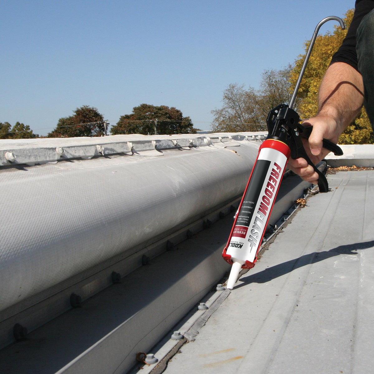 Kool Seal Freedom Flash 10-oz Waterproof Cement Roof Sealant