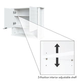 RiverRidge Madison 22.88-in x 19.88-in x 7.88-in White Bathroom Wall Cabinet