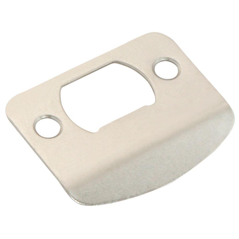Georgian Satin Nickel Passage Hall/Closet Door Knob with Addison Trim - Super Arbor