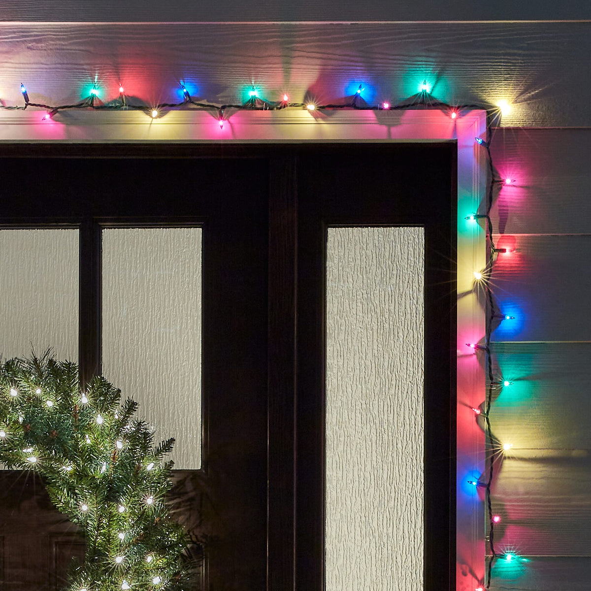 GE ConstantON 100-Count 20.6-ft Multicolor Incandescent Plug-In Christmas String Lights