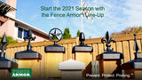 Fence Armor 4-in x 4-in Post Cap Powder Coated Black Metal Deck Post Cap