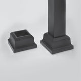 TITAN BUILDING PRODUCTS 3/4-in x 32-in Powder Coated Black Aluminum Square Deck Baluster (10-Pack)