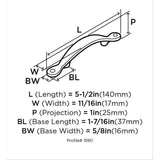 Amerock Inspirations (96mm) Center to Center Arch Handle Drawer Pull