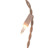 GE ConstantON 600-Count Clear Mini Incandescent Plug-In Christmas Icicle Lights, White Wire, 26.4-ft