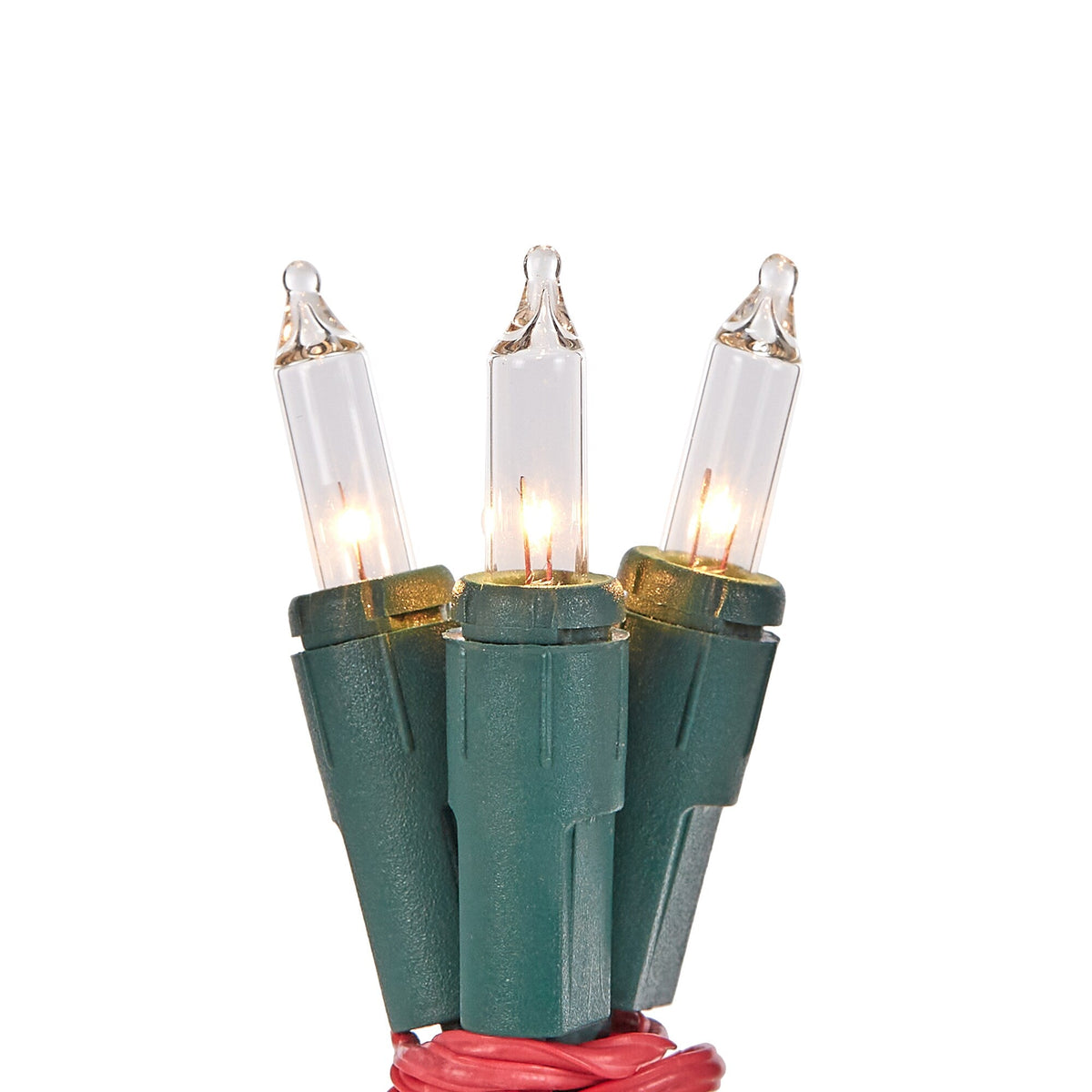 GE ConstantON 450-Count 93-ft Clear Incandescent Plug-In Christmas String Lights, Green Wire