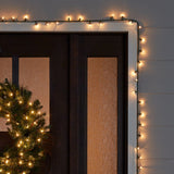 GE ConstantON 450-Count 93-ft Clear Incandescent Plug-In Christmas String Lights, Green Wire