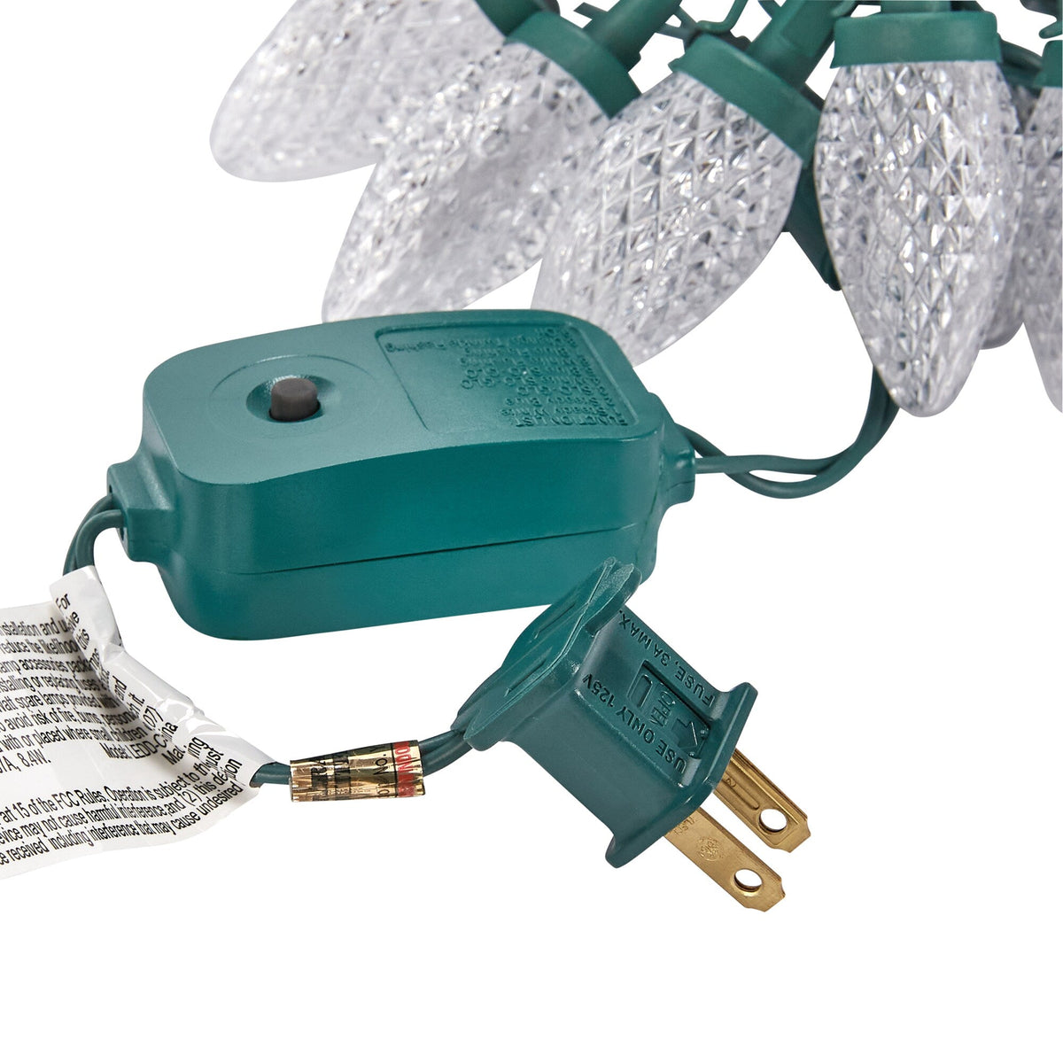 GE Color Choice 50-Count 32.6-ft Multi-function Color Changing LED Plug-In Christmas String Lights