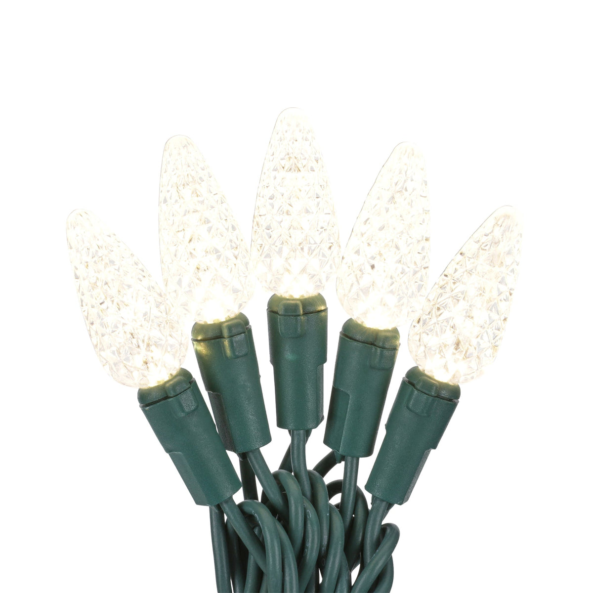 GE StayBright 150-Count 37.2-ft Warm White LED Plug-In Christmas String Lights