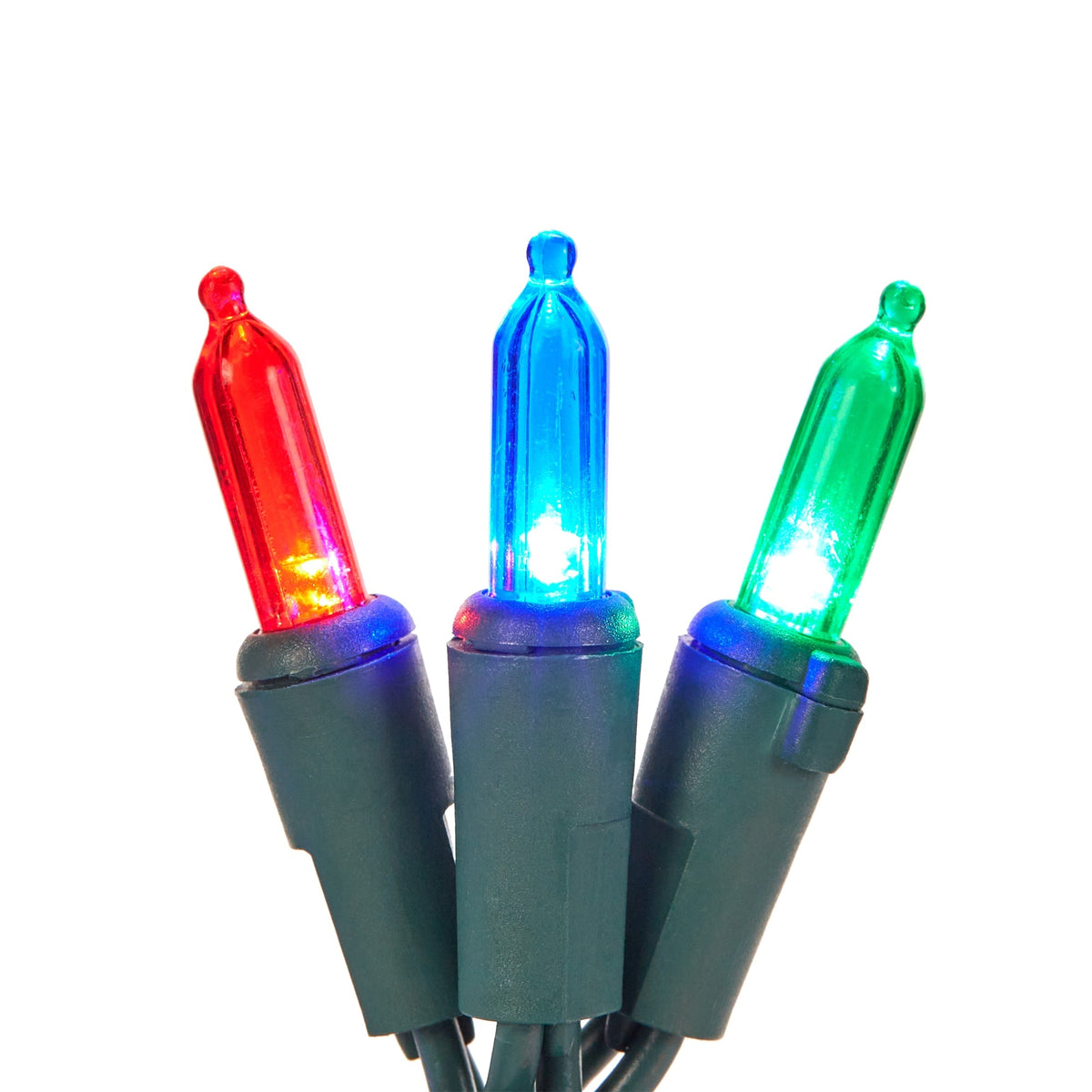 GE StayBright 100-Count 24.7-ft Multicolor LED Plug-In Christmas String Lights