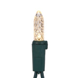 GE StayBright 100-Count 24.7-ft Sparkling Warm White LED Plug-In Christmas String Lights