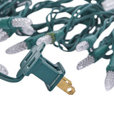 GE StayBright 100-Count 24.7-ft Sparkling Warm White LED Plug-In Christmas String Lights