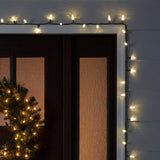 GE StayBright 100-Count 24.7-ft Sparkling Warm White LED Plug-In Christmas String Lights