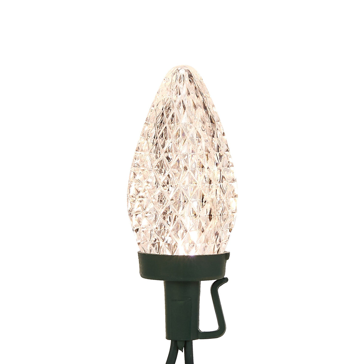GE StayBright 50-Count 24.5-ft Sparkling Warm White LED Plug-In Christmas String Lights