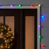 GE Energy Smart 100-Count 66-ft Multicolor C9 LED Plug-In Christmas String Lights