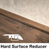 SimpleSolutions 2.37-in x 78.7-in Whiskey Hickory/Hickory Medley Oak MDF 4-in-1 Floor Moulding