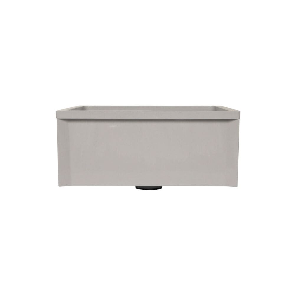 Zurn 24-in x 24-in Freestanding Utility Tub with Drain