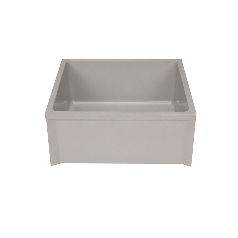 Zurn 24-in x 24-in Freestanding Utility Tub with Drain