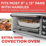 BLACK+DECKER 8-Slice Stainless Steel Convection Toaster Oven (1500-Watt)