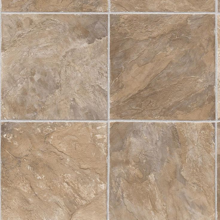 TrafficMASTER Harbor Slate Neutral Residential Vinyl Sheet, Sold by 12 ft. Wide x Custom Length