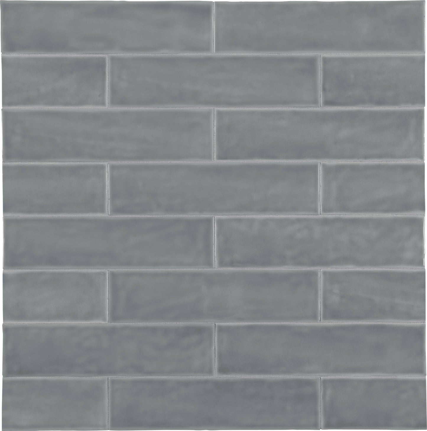 Satori Talesso Steel 3-in x 12-in Glossy Ceramic Subway Wall Tile (0.24-sq. ft/ Piece)