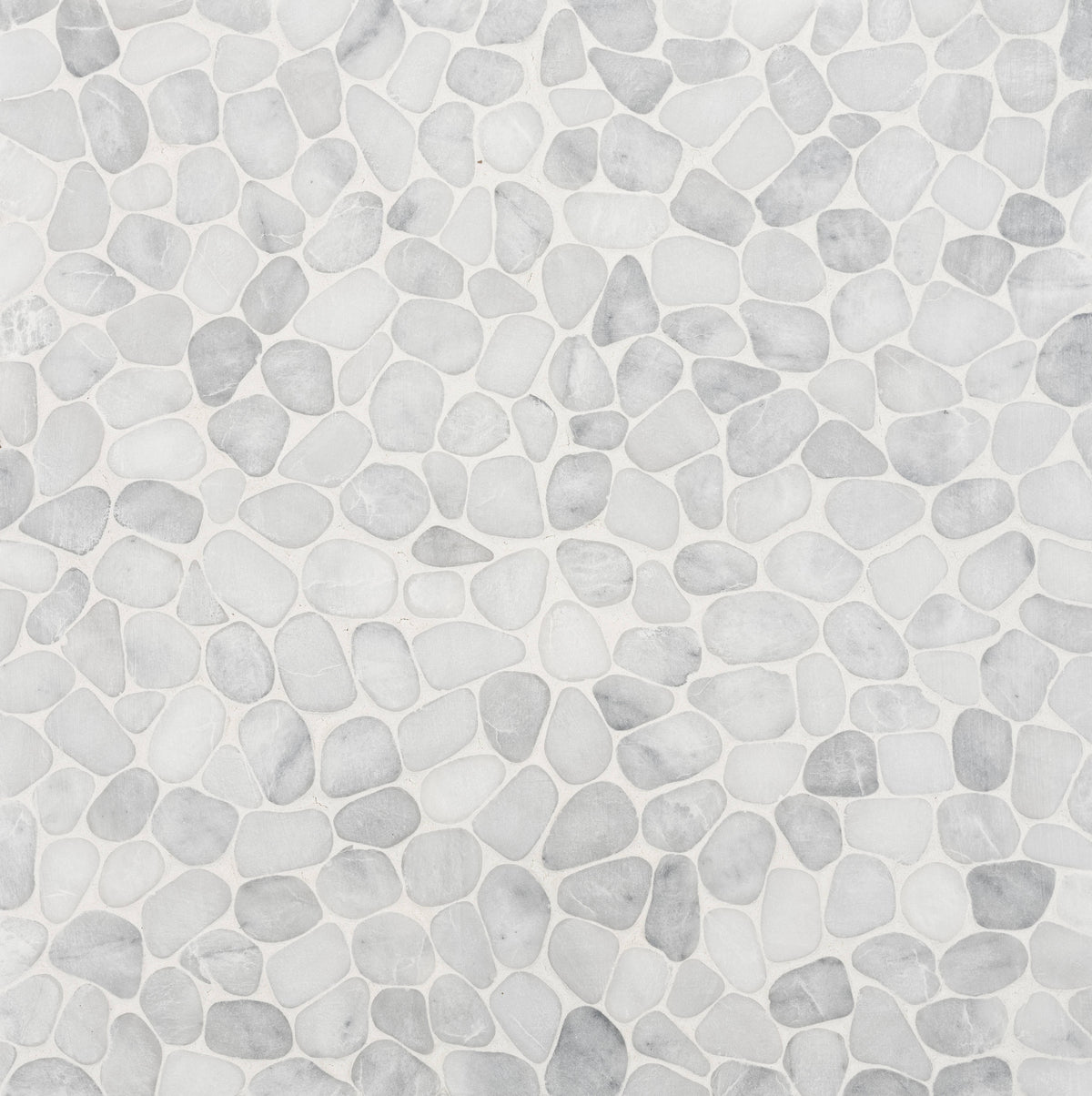 Satori Shoreside Bianco 12-in x 12-in Honed Natural Stone Look Mosaic Floor and Wall Tile (1-sq. ft/ Piece)