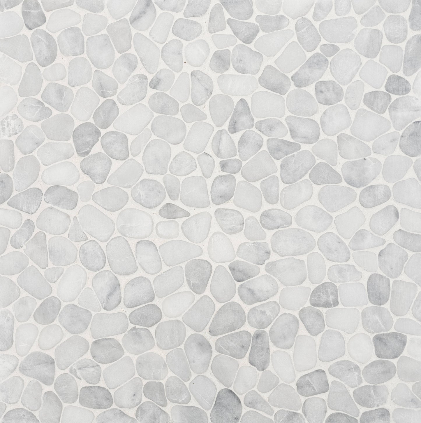 Satori Shoreside Bianco 12-in x 12-in Honed Natural Stone Look Mosaic Floor and Wall Tile (1-sq. ft/ Piece)