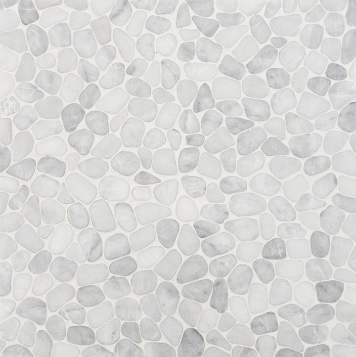 Satori Shoreside Bianco 12-in x 12-in Honed Natural Stone Look Mosaic Floor and Wall Tile (1-sq. ft/ Piece)