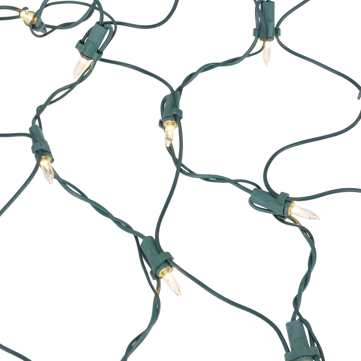 GE ConstantON 6-ft x 4-ft Constant White Incandescent Mini Plug-In Christmas Net Lights