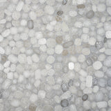 Satori Shoreside Mist 12-in x 12-in Honed Natural Stone Look Mosaic Floor and Wall Tile (1-sq. ft/ Piece)
