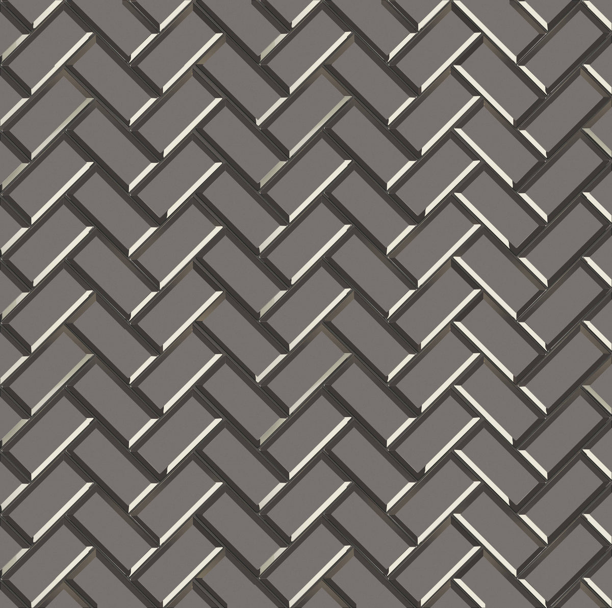 Satori Skylight Champagne 11-in x 11-in Mirrored Glass Patterned Mosaic Wall Tile (0.86-sq. ft/ Piece)