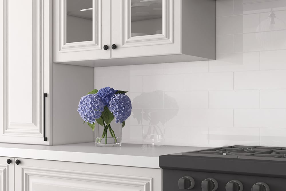 Satori Hudson Brilliant White 4-in x 12-in Glossy Ceramic Subway Wall Tile (0.32-sq. ft/ Piece)
