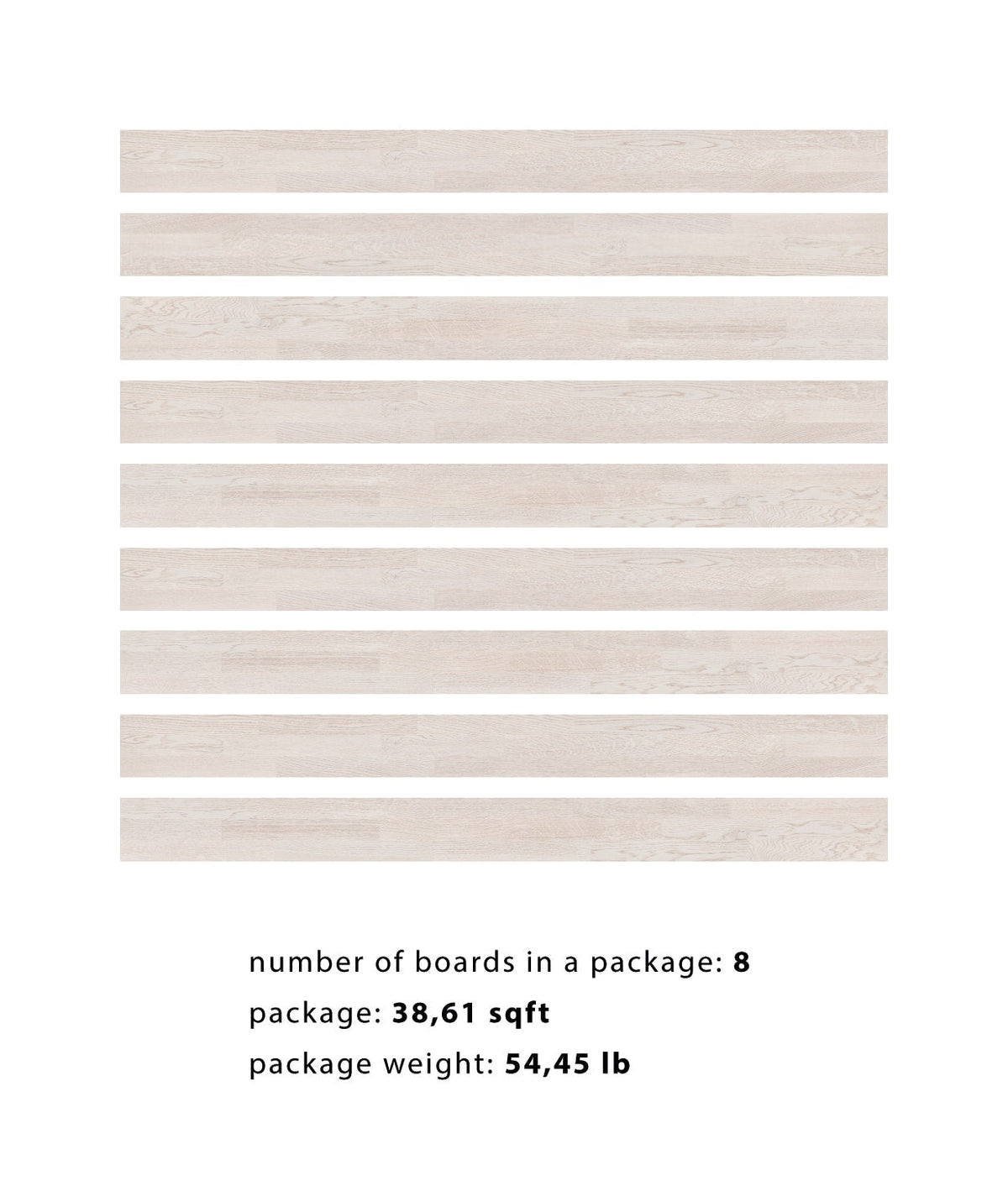 allen + roth European white oak Frosty is an Oak wood floor with brown, a wire brushed texture, and a low-gloss finish that highlights the wood’s natural variation hardwood flooring — alternate angle