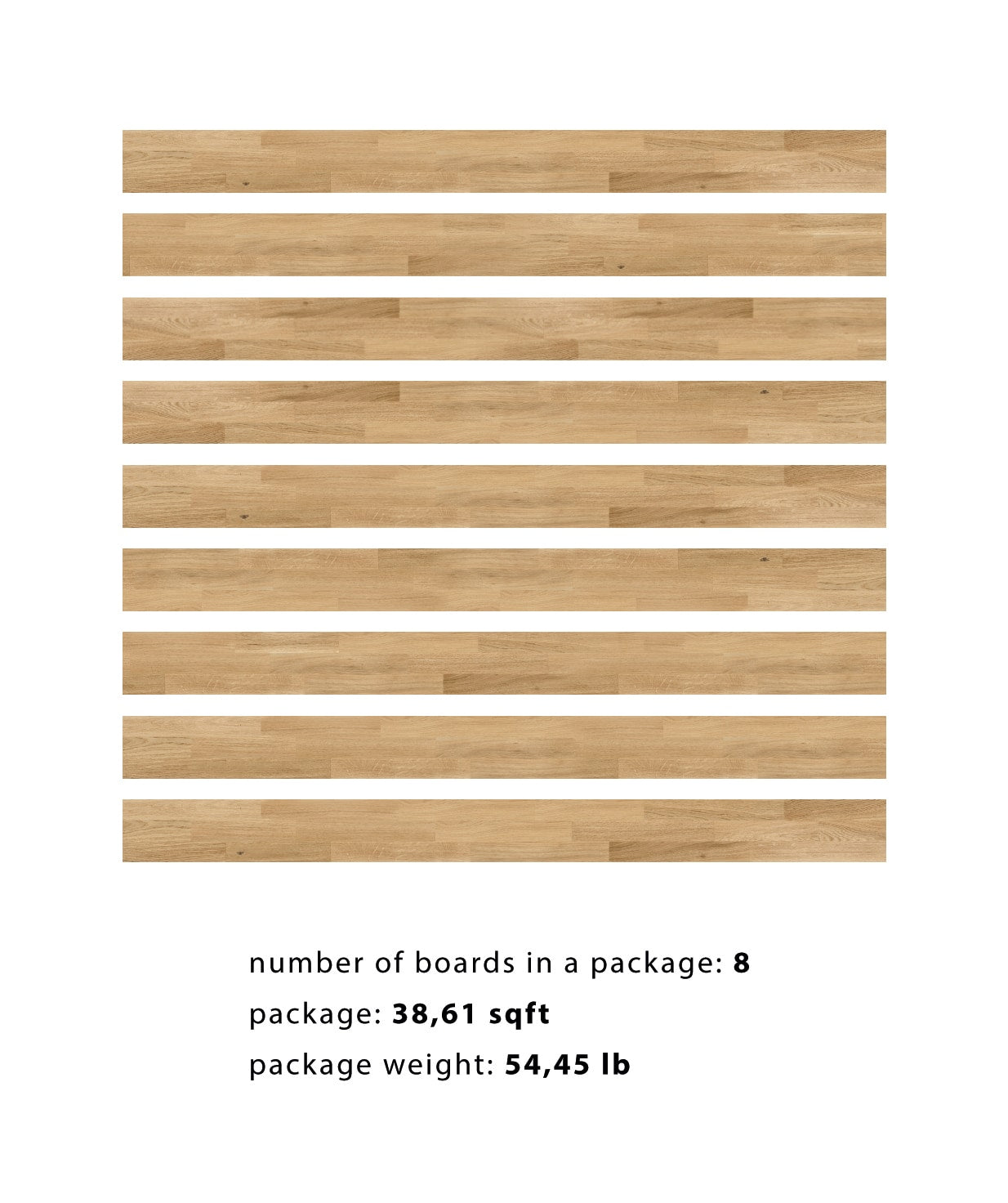 allen + roth European white oak Brushed is an Oak wood floor with brown, a wire brushed texture, and a low-gloss finish that highlights the wood’s natural variation hardwood flooring — alternate angle