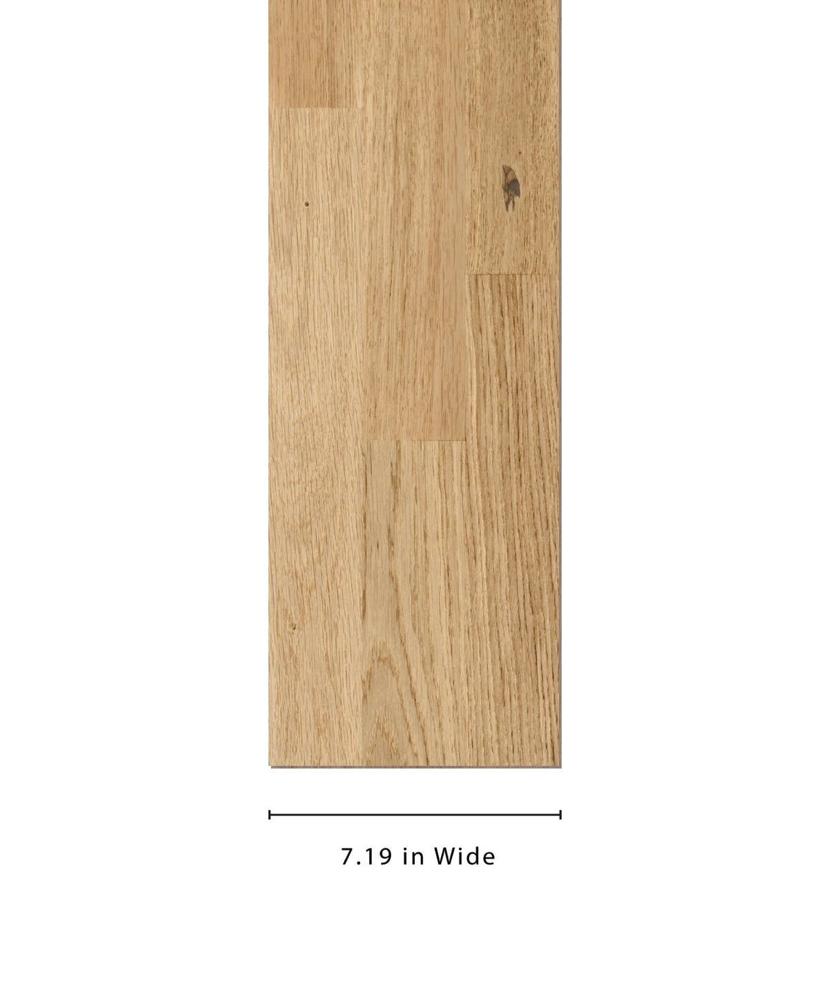 allen + roth European white oak Brushed is an Oak wood floor with brown, a wire brushed texture, and a low-gloss finish that highlights the wood’s natural variation hardwood flooring — view 9