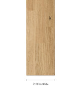 allen + roth European white oak Brushed is an Oak wood floor with brown, a wire brushed texture, and a low-gloss finish that highlights the wood’s natural variation hardwood flooring — view 9