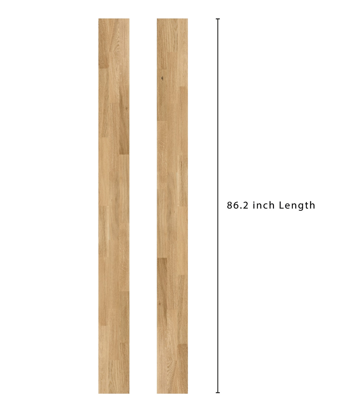 allen + roth European white oak Brushed is an Oak wood floor with brown, a wire brushed texture, and a low-gloss finish that highlights the wood’s natural variation hardwood flooring — carton and plank detail