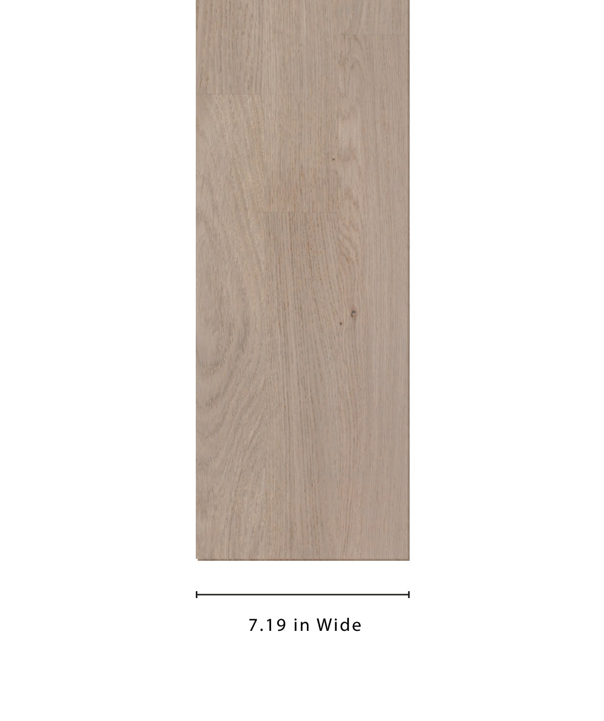 allen + roth European white oak Smokey is an Oak wood floor with gray, a wire brushed texture, and a low-gloss finish that highlights the wood’s natural variation hardwood flooring — view 9