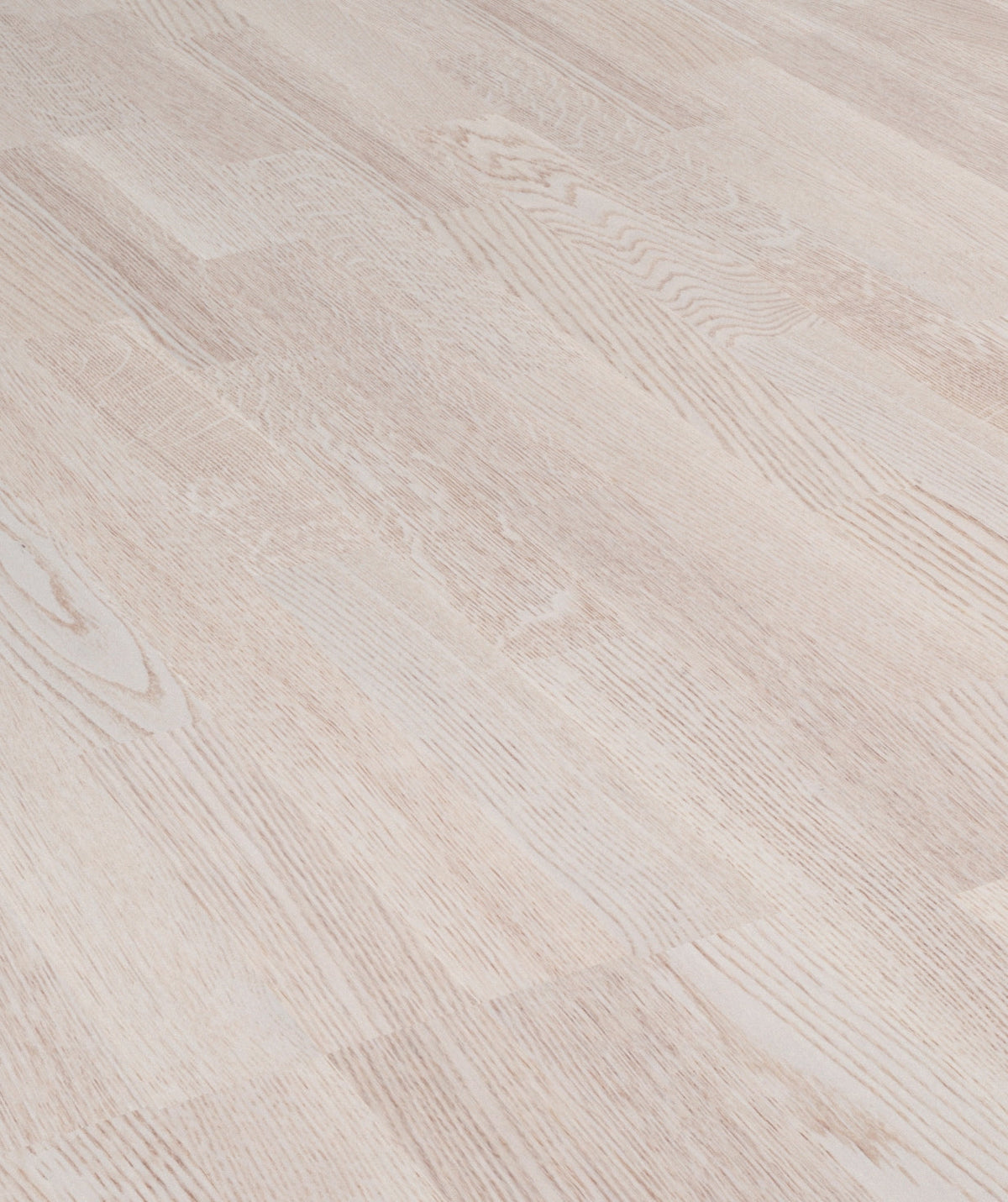 allen + roth European white oak Frosty is an Oak wood floor with brown, a wire brushed texture, and a low-gloss finish that highlights the wood’s natural variation hardwood flooring — primary plank view