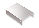 CityPost CP White Rail Bracket for Decking, Porches, and Deck Stairs - Easy Install, Painted Galvanized Steel, 3-in x 6-in (1 Pack)