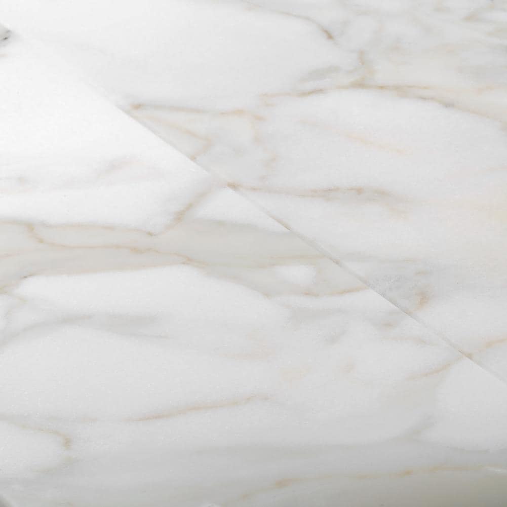 Apollo Tile White 4-in x 12-in Honed Natural Stone Marble Mixed Pattern Floor and Wall Tile (5-sq. ft/ Carton)