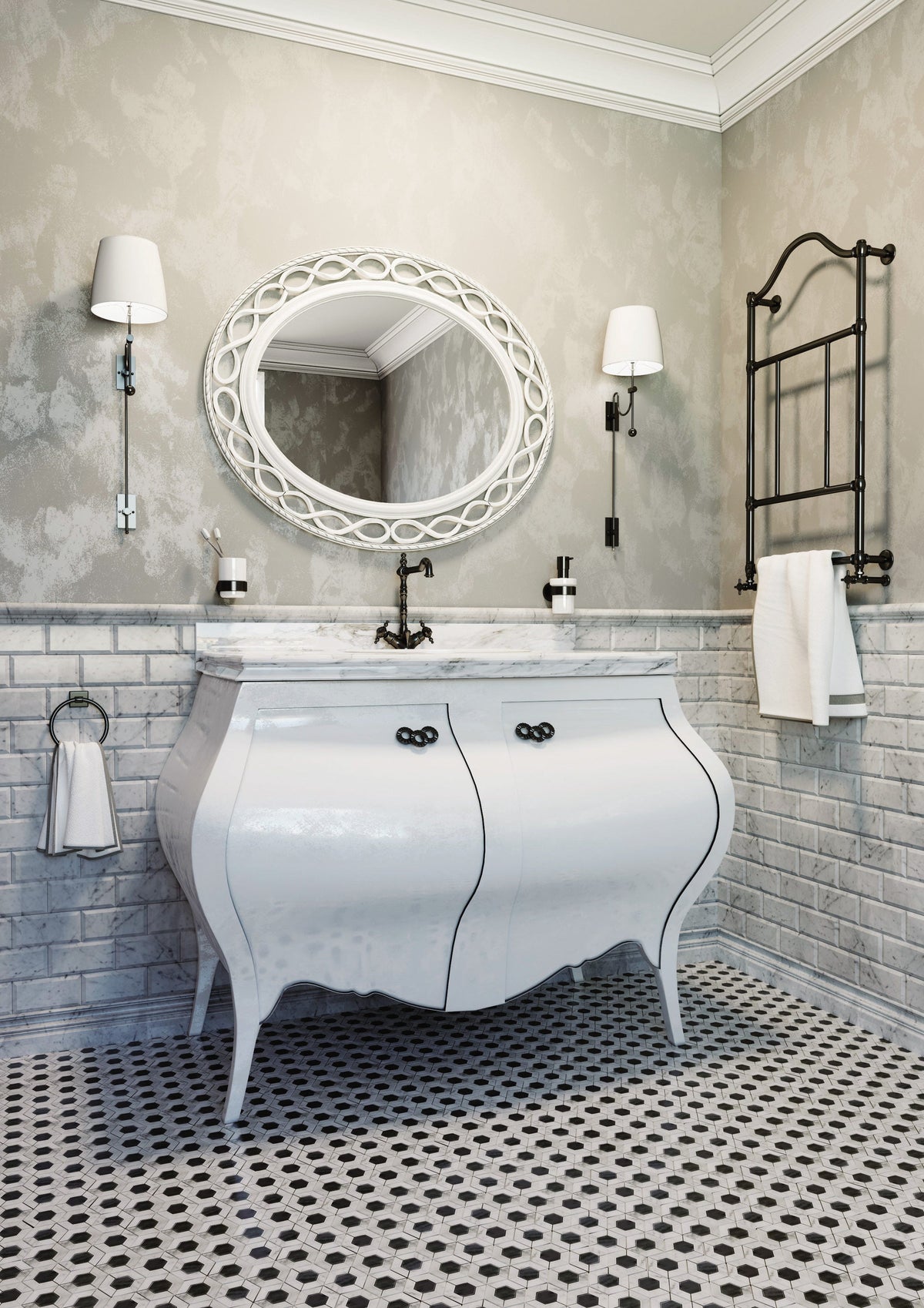 Apollo Tile (Sample) White 3-in x 6-in Polished Marble Floor and Wall Tile
