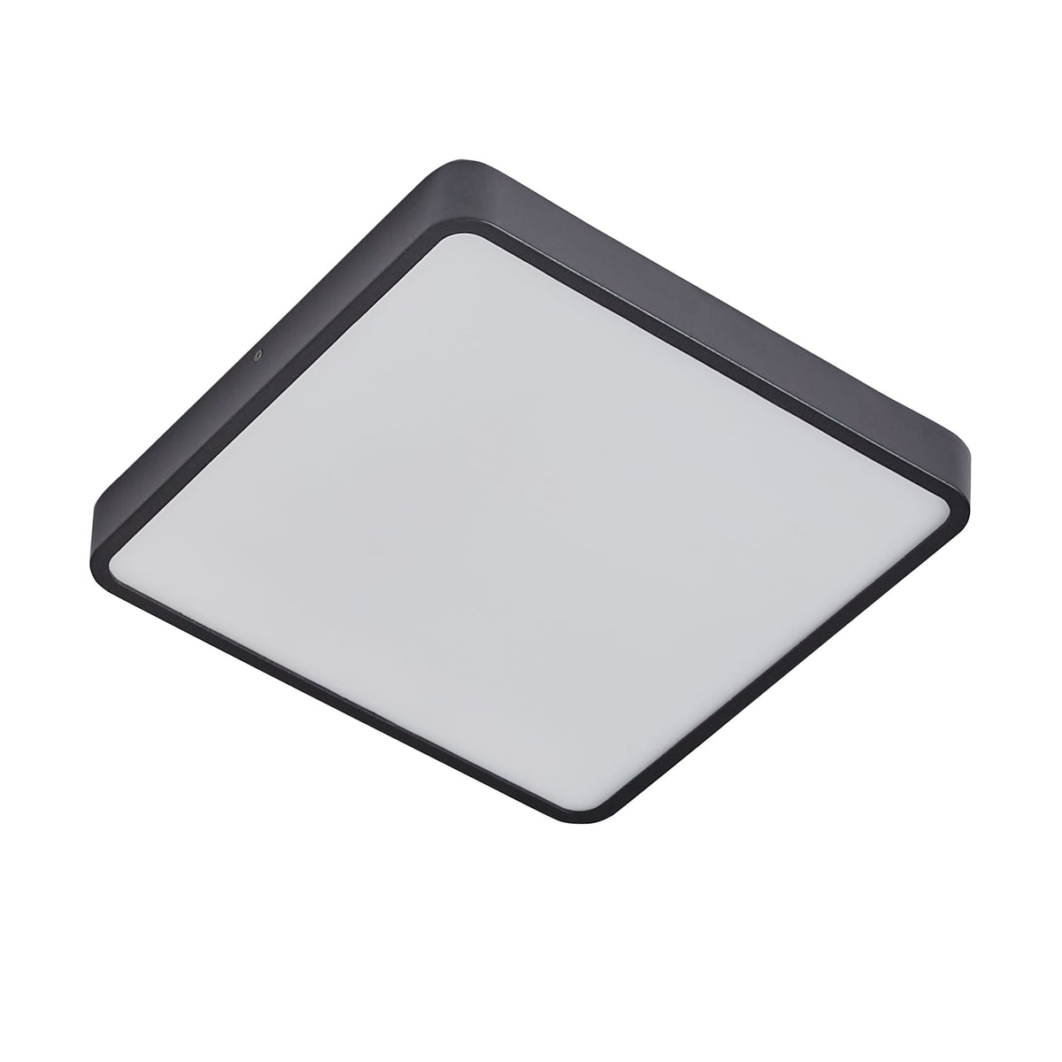 Project Source 13-in Black Integrated LED Flush Mount Ceiling Light, ENERGY STAR, 3000K
