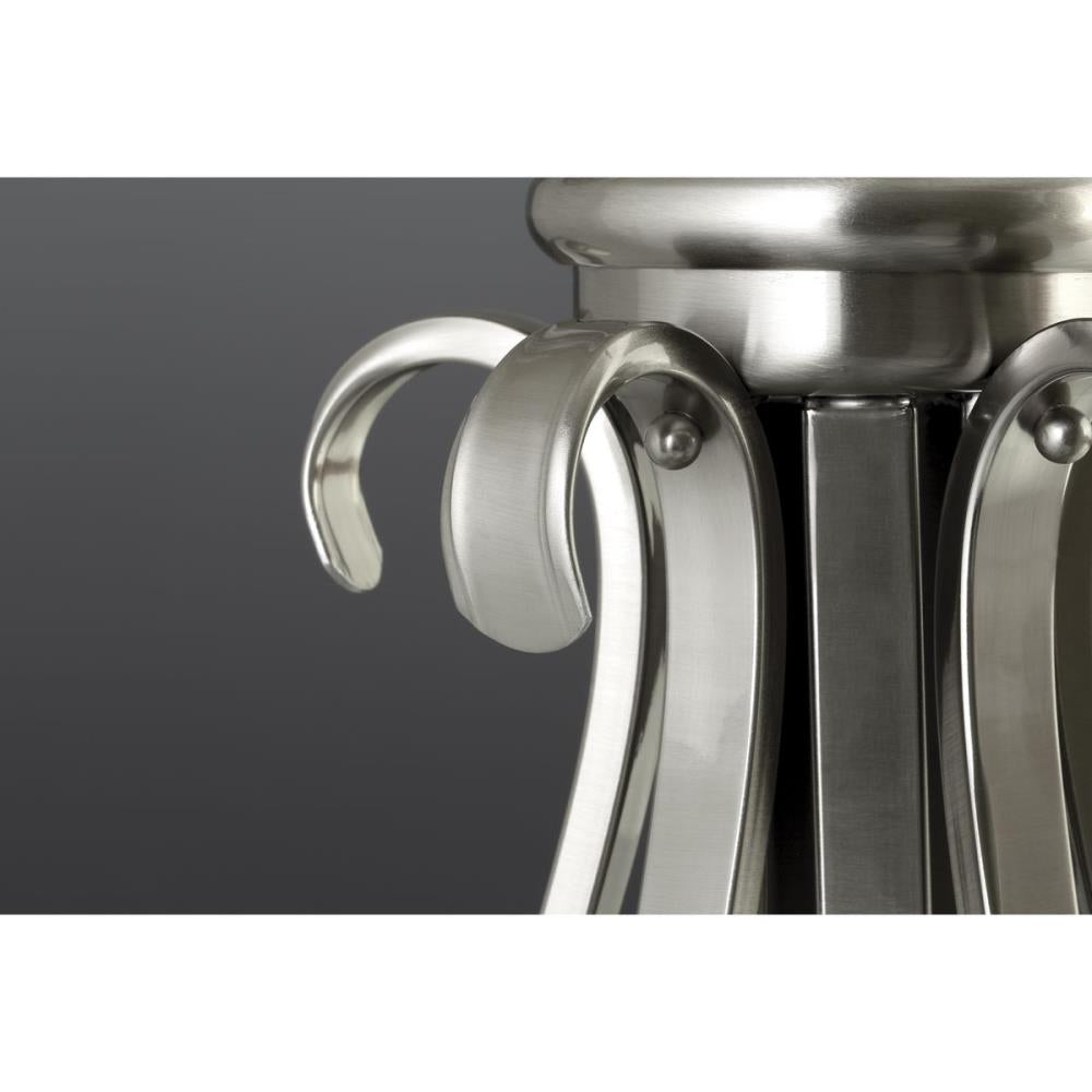 Progress Lighting Torino 6-Light Brushed Nickel Transitional Chandelier
