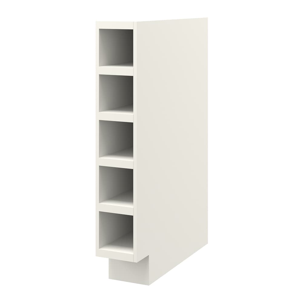 allen + roth Tilson 6-in W x 34.5-in H x 24-in D Linen Open Cube Organizer Base Fully Assembled Cabinet (Raised Panel Style)