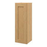 allen + roth Innsbrook 12-in W x 36.125-in H x 12-in D Rye Wall Fully Assembled Cabinet (Flat Panel Shaker Door Style)