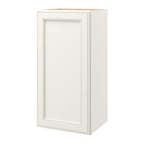 allen + roth McKeller 15-in W x 30.125-in H x 12-in D Linen Wall Fully Assembled Cabinet (Flat Panel Square Door Style)