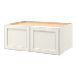 allen + roth McKeller 36-in W x 15.125-in H x 24-in D Linen Wall Fully Assembled Cabinet (Flat Panel Square Door Style)