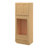 allen + roth Innsbrook 33-in W x 84-in H x 24-in D Rye 1-Drawer Base Fully Assembled Cabinet (Flat Panel Shaker Style)